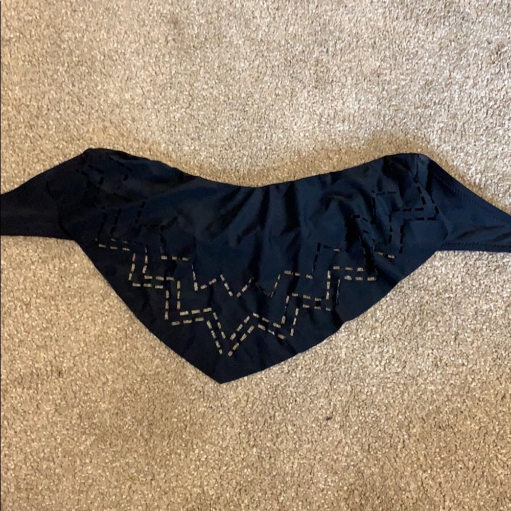 black bikini top